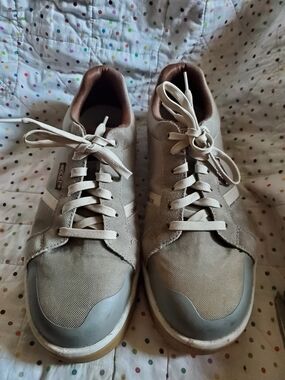 Keen Utility Men's Beige and Brown  Work Lace-Up Shoes.